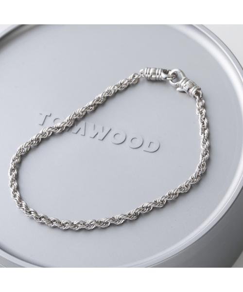 トムウッド TOM WOOD TOMWOOD ブレスレット Rope Bracelet ロープ 101563 （シルバー） シルバー