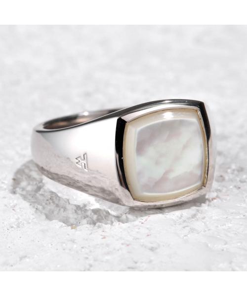 トムウッド TOM WOOD TOMWOOD リング Kay Ring White MOP 101283 （シルバー） シルバー