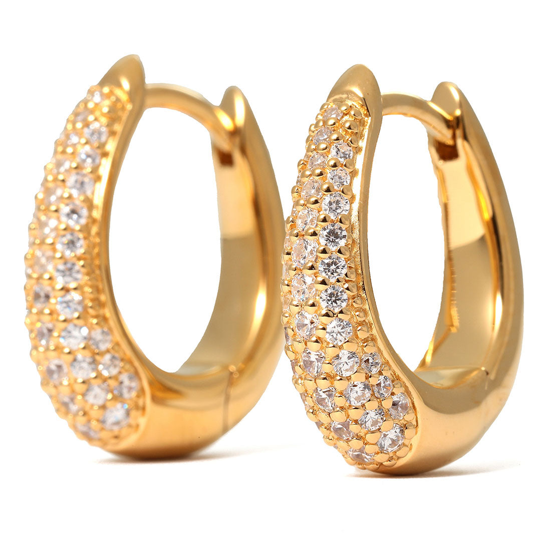 トムウッド TOM WOOD ピアス リズ Hoops Pave Gold 100608 S925 9K GOLD