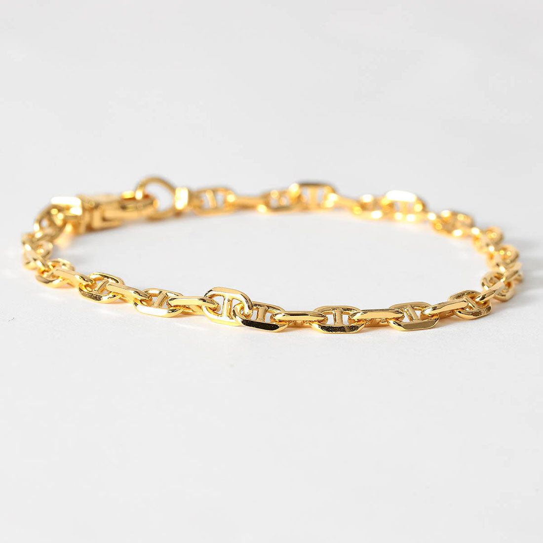 Tom Wood Bracelet Cable Bracelet Gold 100088 S925 GOLD