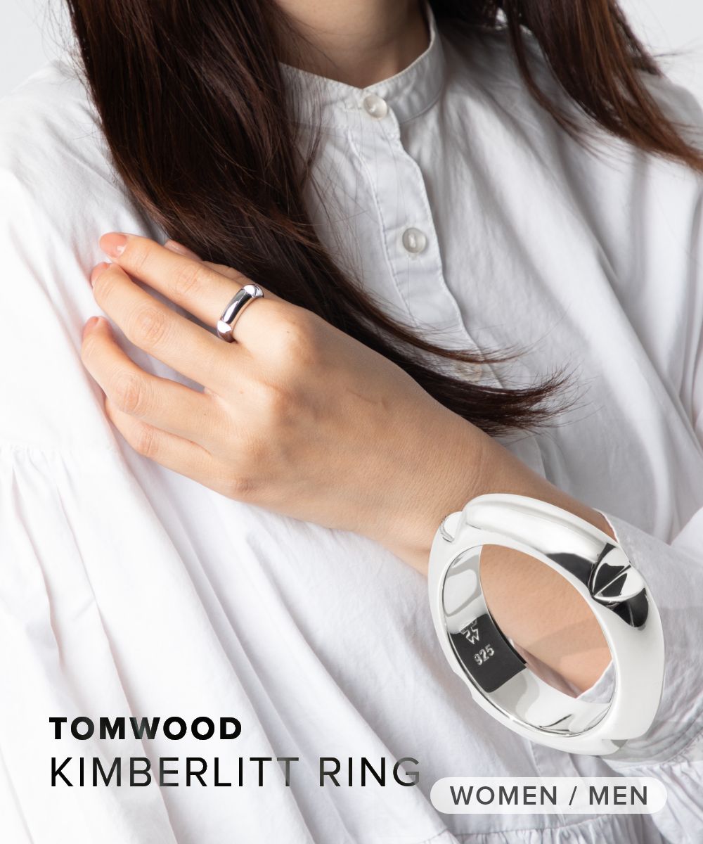 トムウッド TOM WOOD Kimberlitt Ring R75BKBNA01S925 / 101205 メンズ レディース アクセサリー バンドリング 指輪 Sterling Silver925