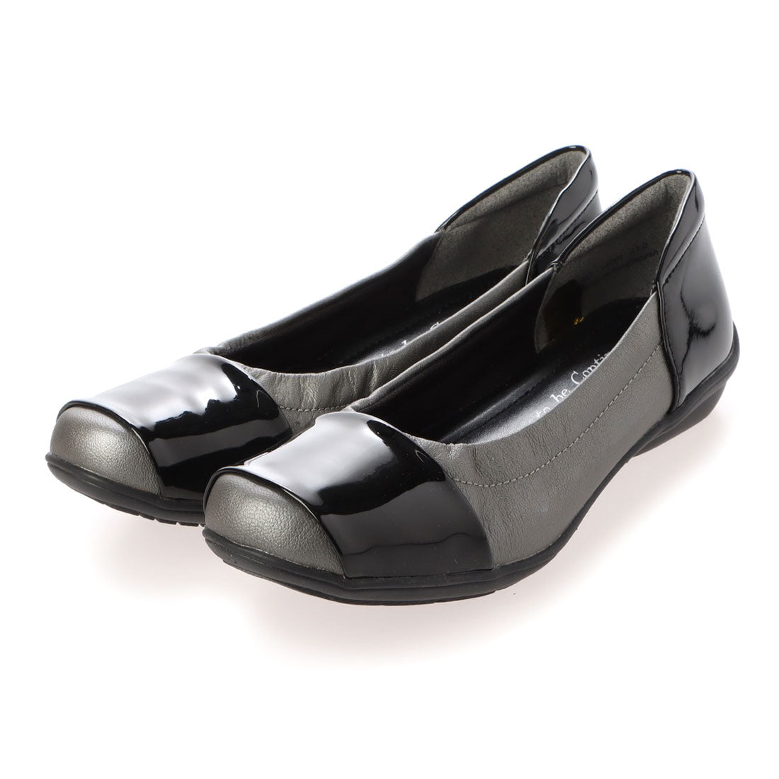 トゥービーコンティニュード to be continued ヤギ革レディースバレエパンプス 54004 （GMT/BLK） GMT/BLK