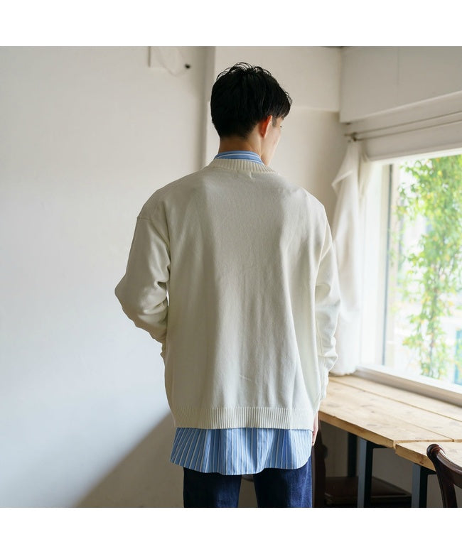 ブリックアンドサンズ BRICK & SONS CORDURAリラックスVネックカーディガン