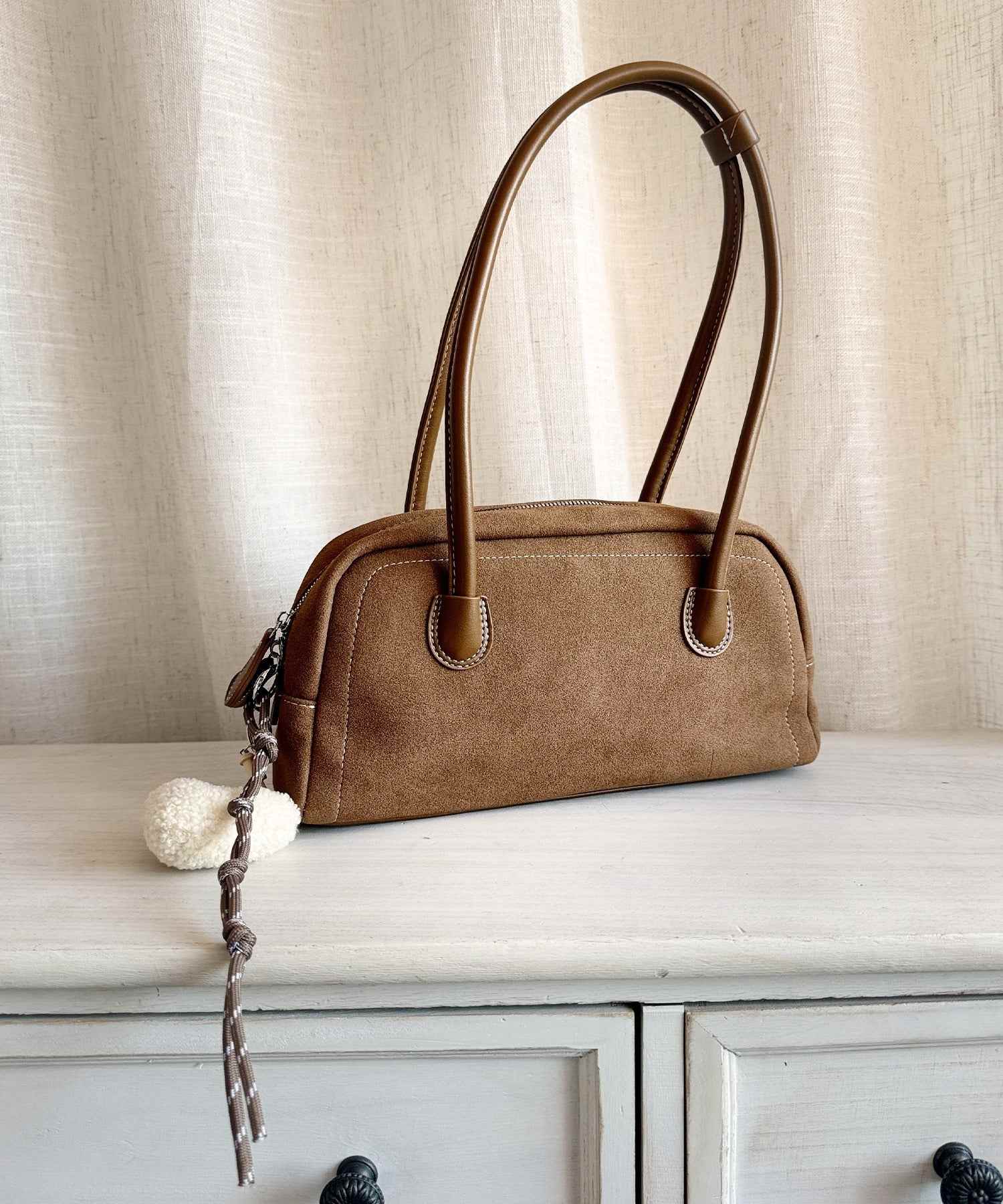 Hook HOOK 【HOOK】for girls Y2K long handle handbag with heart charm
