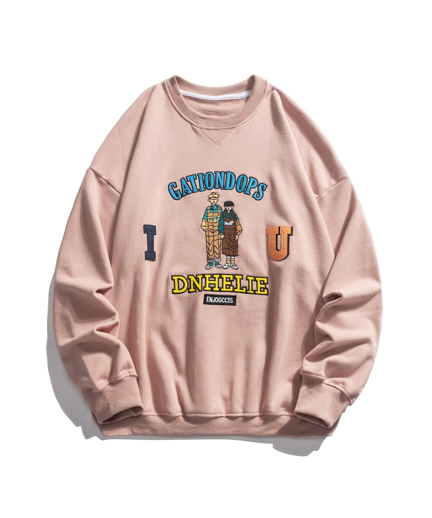 Hook HOOK 【HOOK】Couple Embroidered Trainer/Sweatshirt