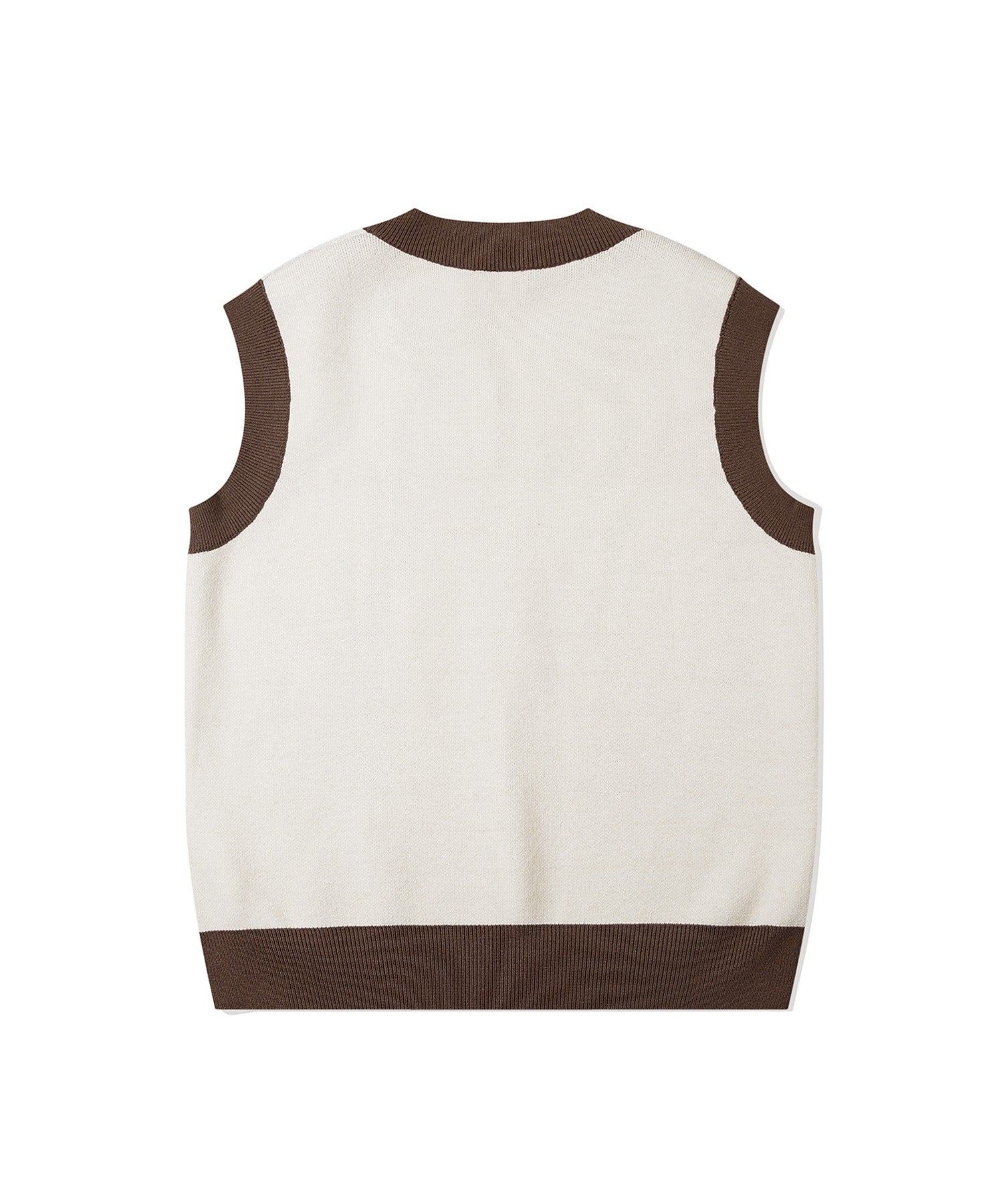 Hook HOOK HOOK -original- Cute cat and sunflower knit vest