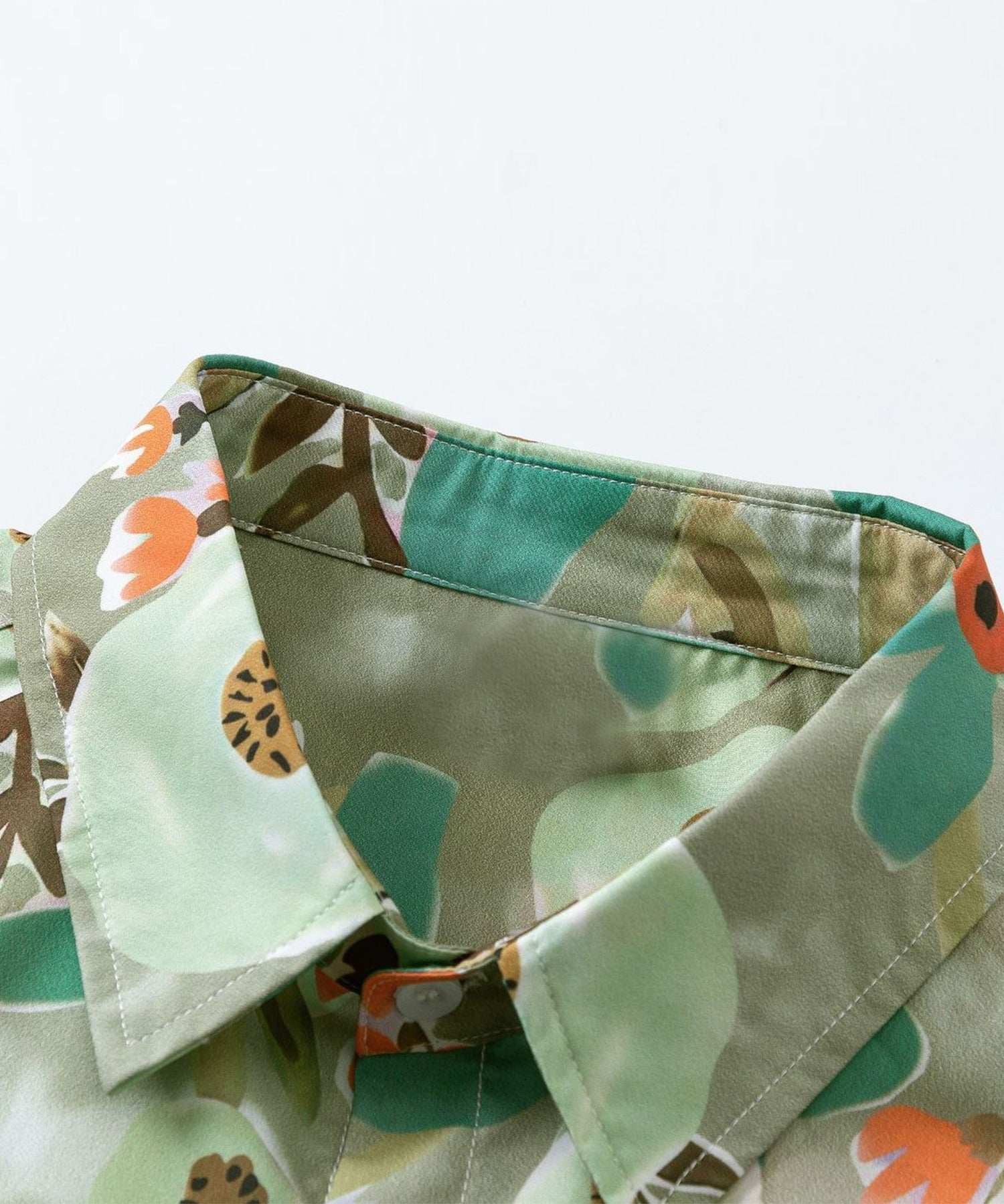 フック HOOK HOOKー 個性派 古着風総柄ビッグオーバーシャツ