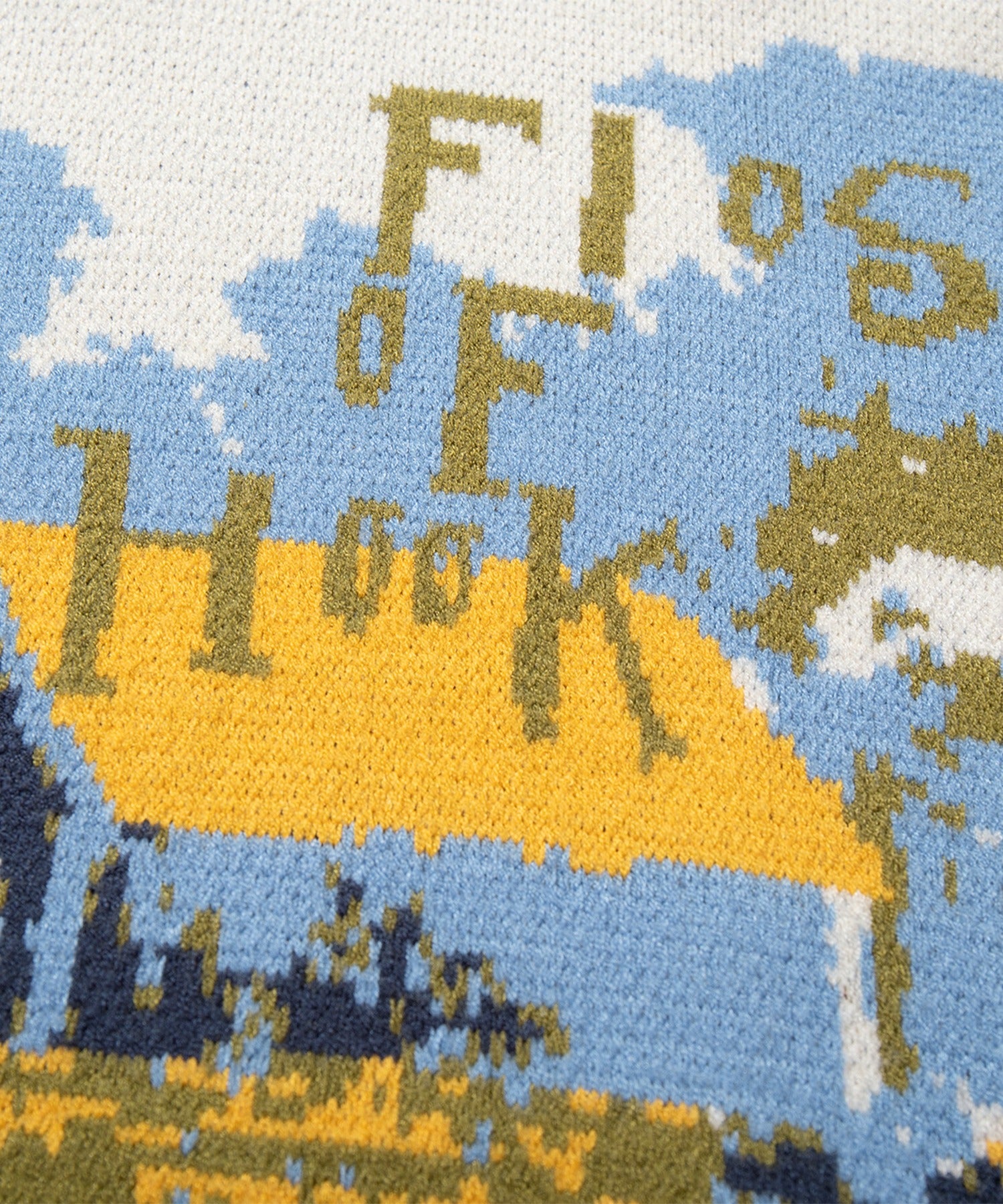 フック HOOK HOOK -original- 牧場柄ニット （ネイビー） ネイビー