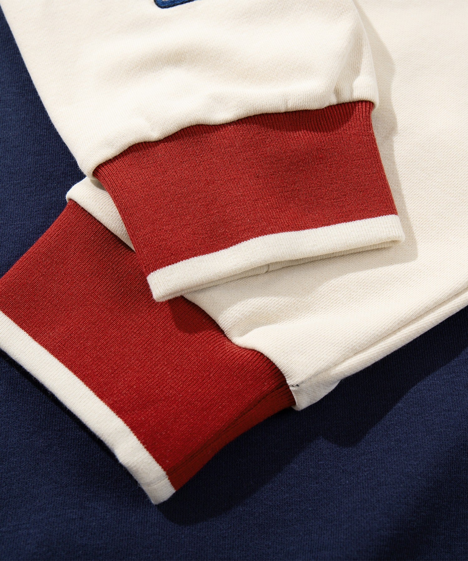 フック HOOK HOOK -original- 海賊わんちゃん刺繍ポロ襟スウェット （ブルー） ブルー