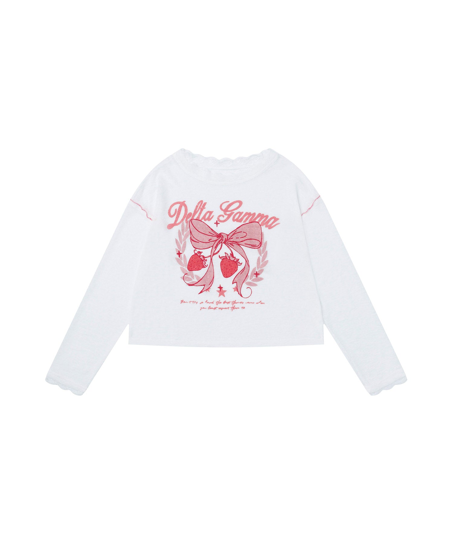 フック HOOK HOOK for girls シアープリントロングTシャツ （ホワイト） ホワイト