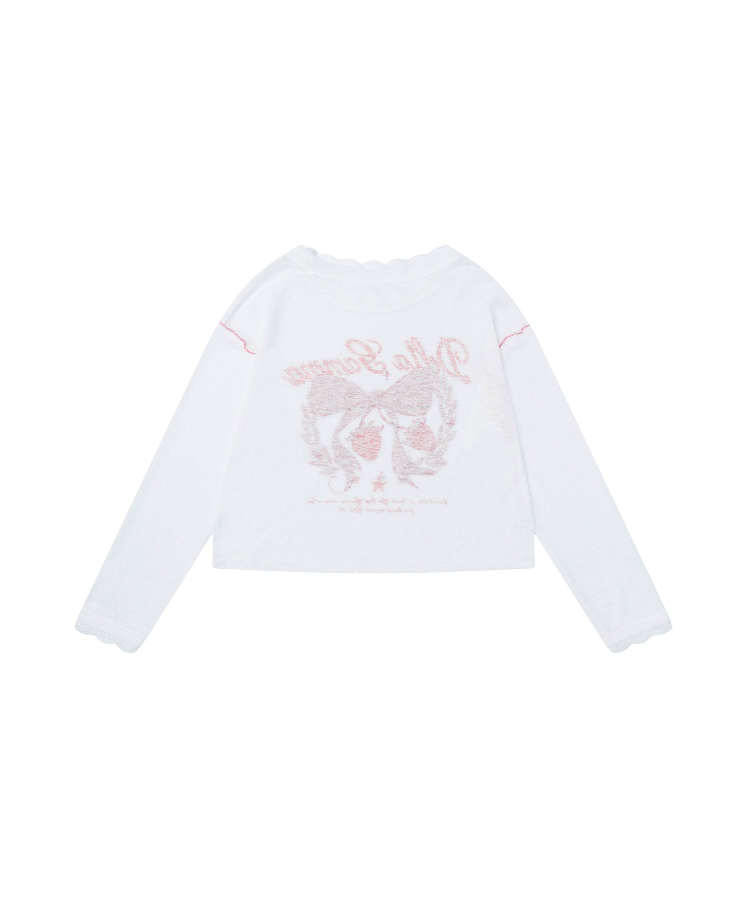 フック HOOK HOOK for girls シアープリントロングTシャツ （ホワイト） ホワイト