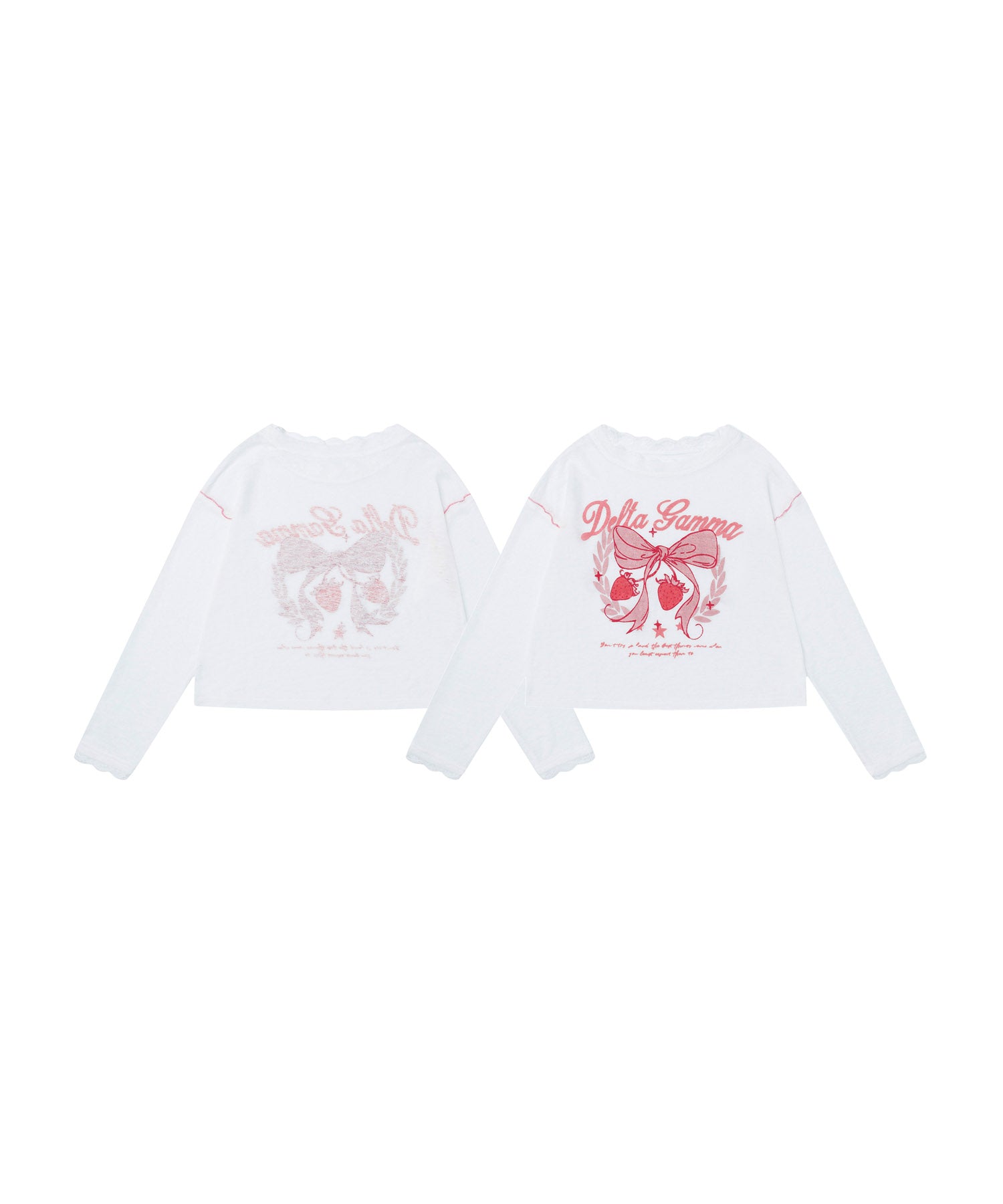 フック HOOK HOOK for girls シアープリントロングTシャツ （ホワイト） ホワイト