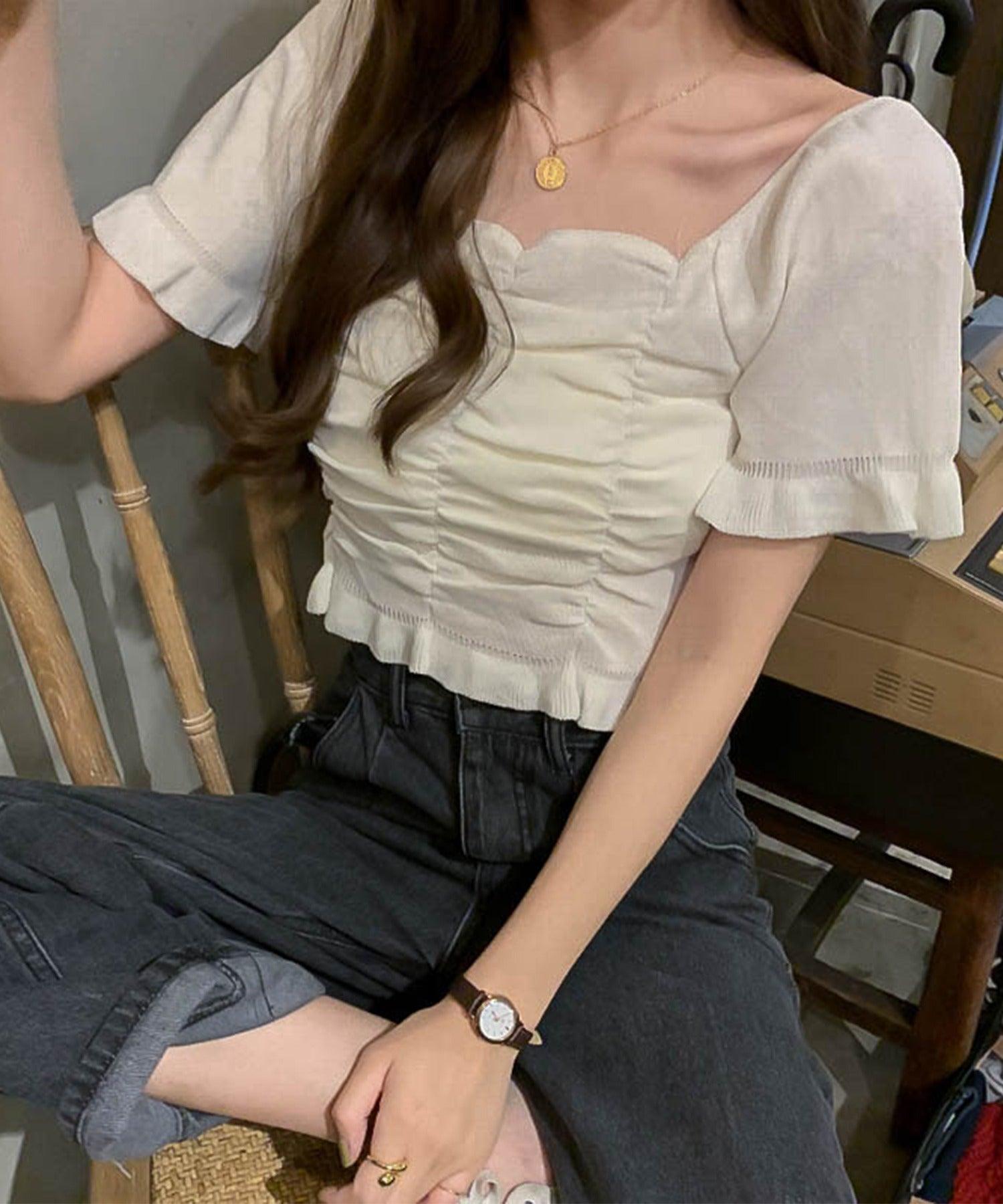 トップス jasmine Edikted Jasmine Sheer Lace Top | PacSun