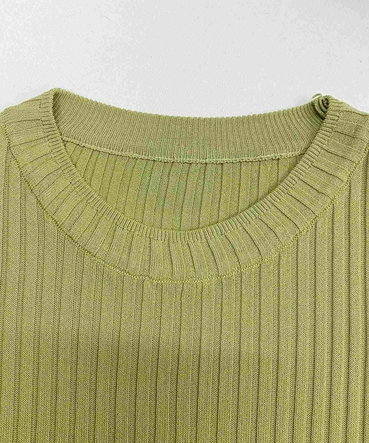 Jasmine Grandiflorum Large Ribbed Cut and Sew Top