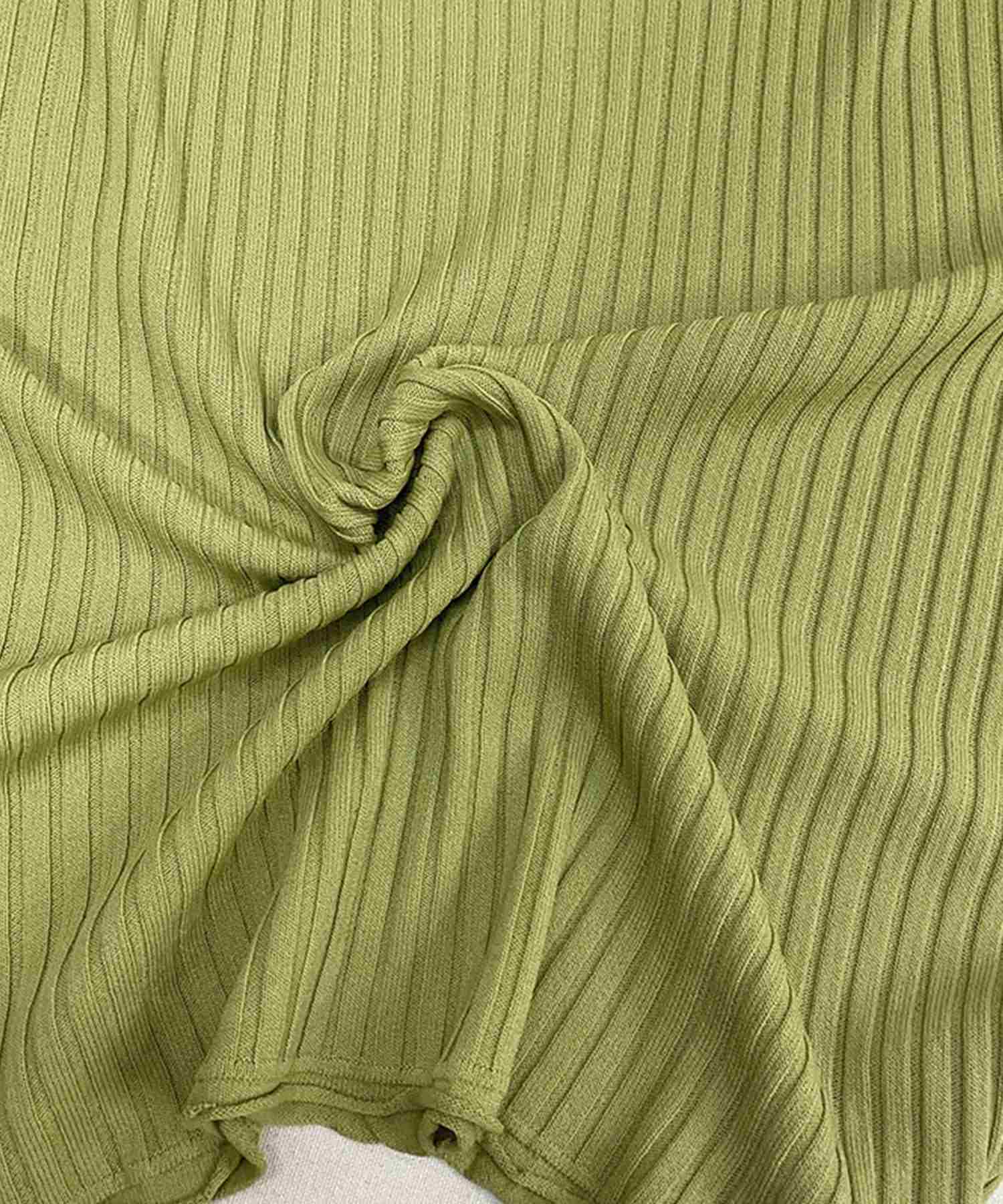 Jasmine Grandiflorum Large Ribbed Cut and Sew Top