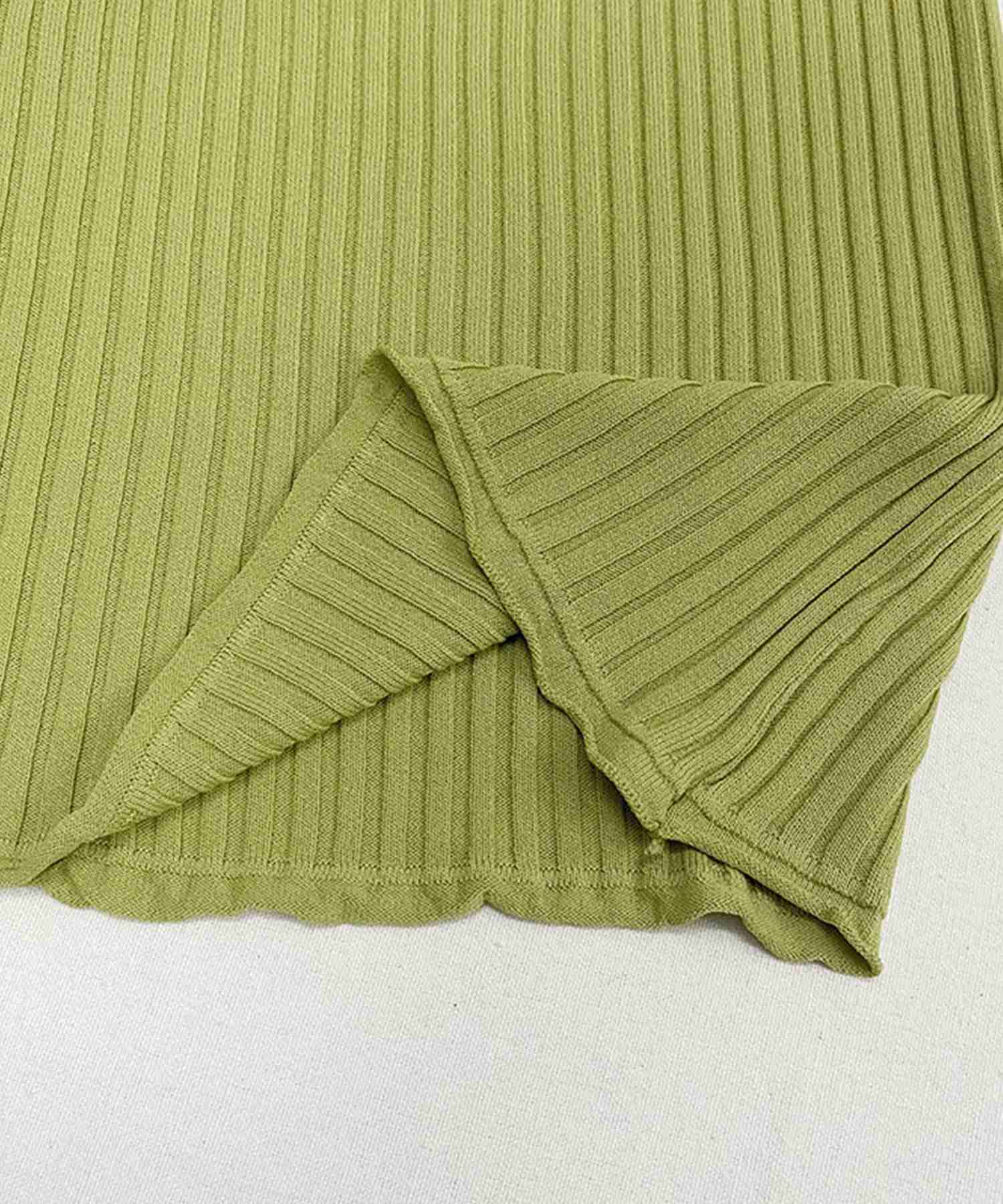 Jasmine Grandiflorum Large Ribbed Cut and Sew Top
