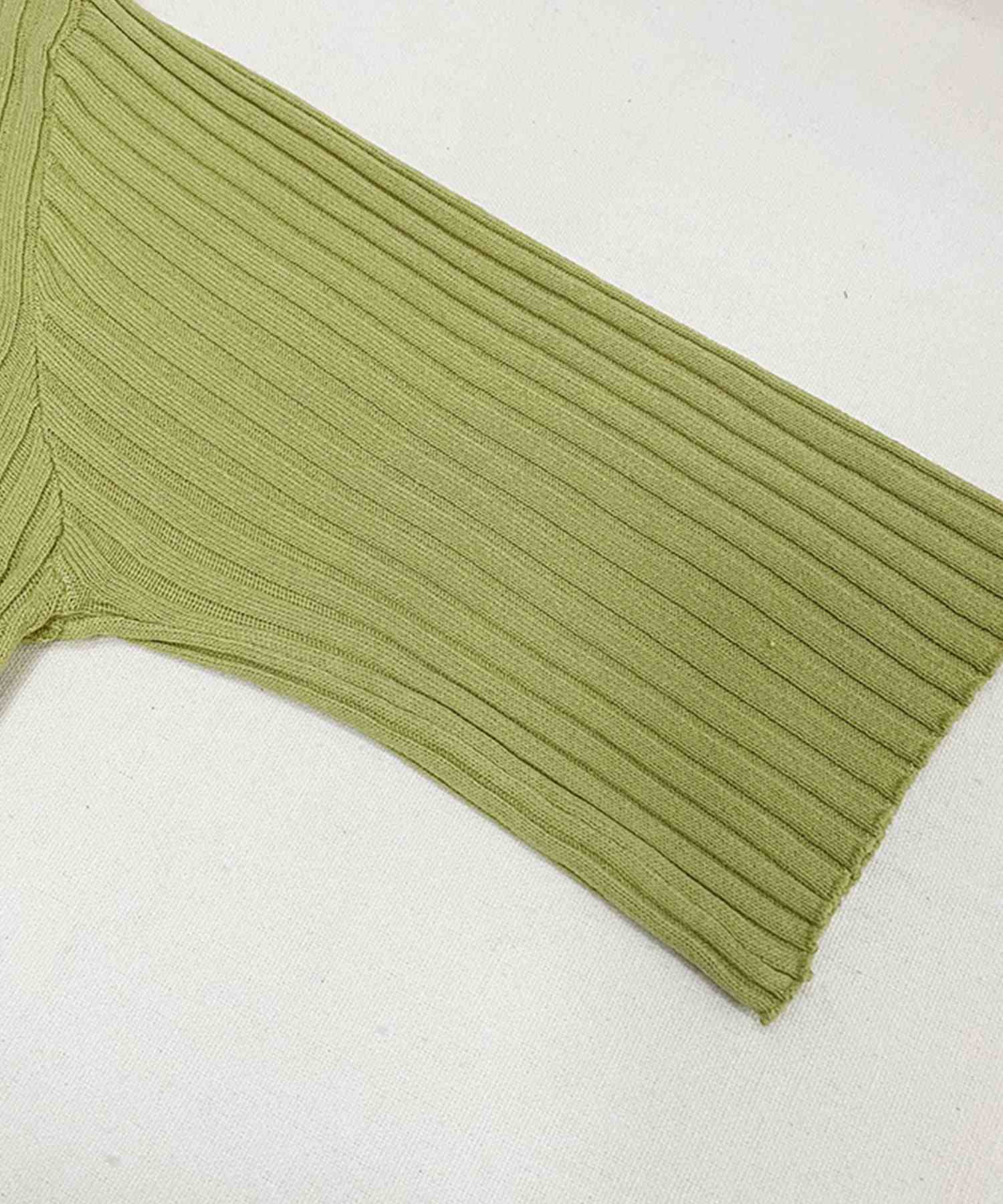 Jasmine Grandiflorum Large Ribbed Cut and Sew Top