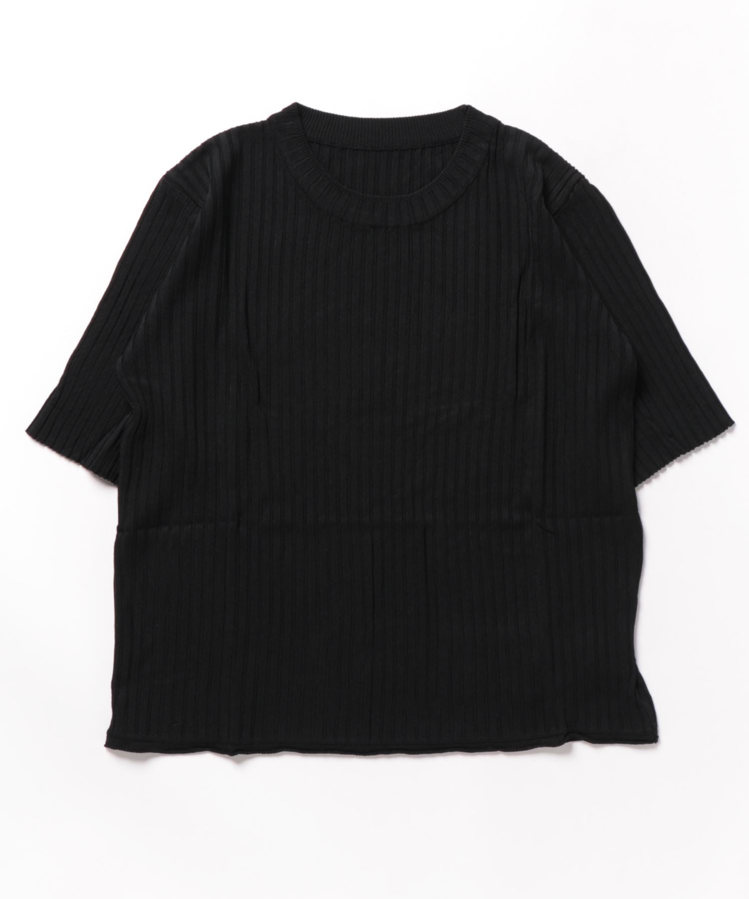 Jasmine Grandiflorum Large Ribbed Cut and Sew Top