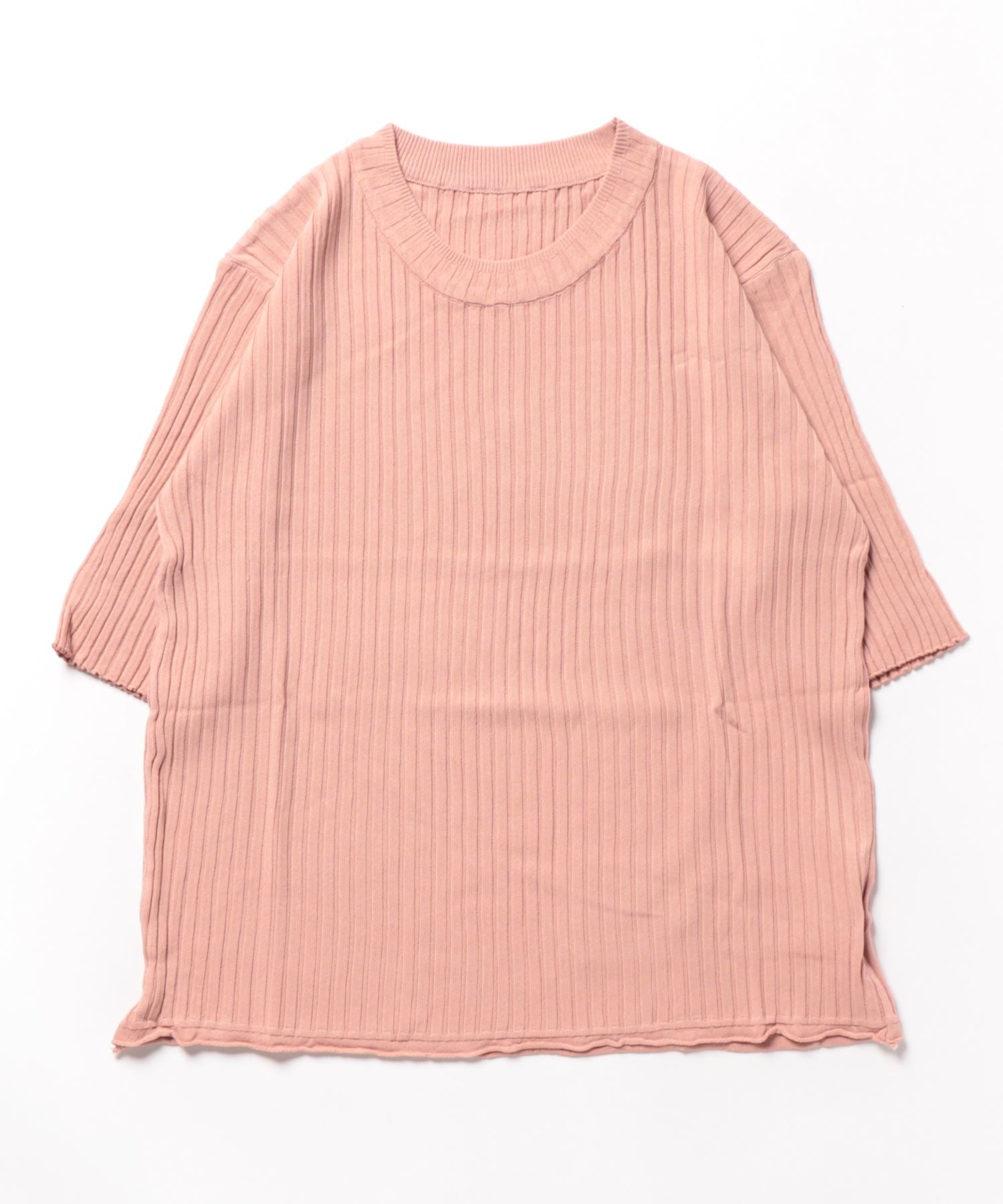 Jasmine Grandiflorum Large Ribbed Cut and Sew Top