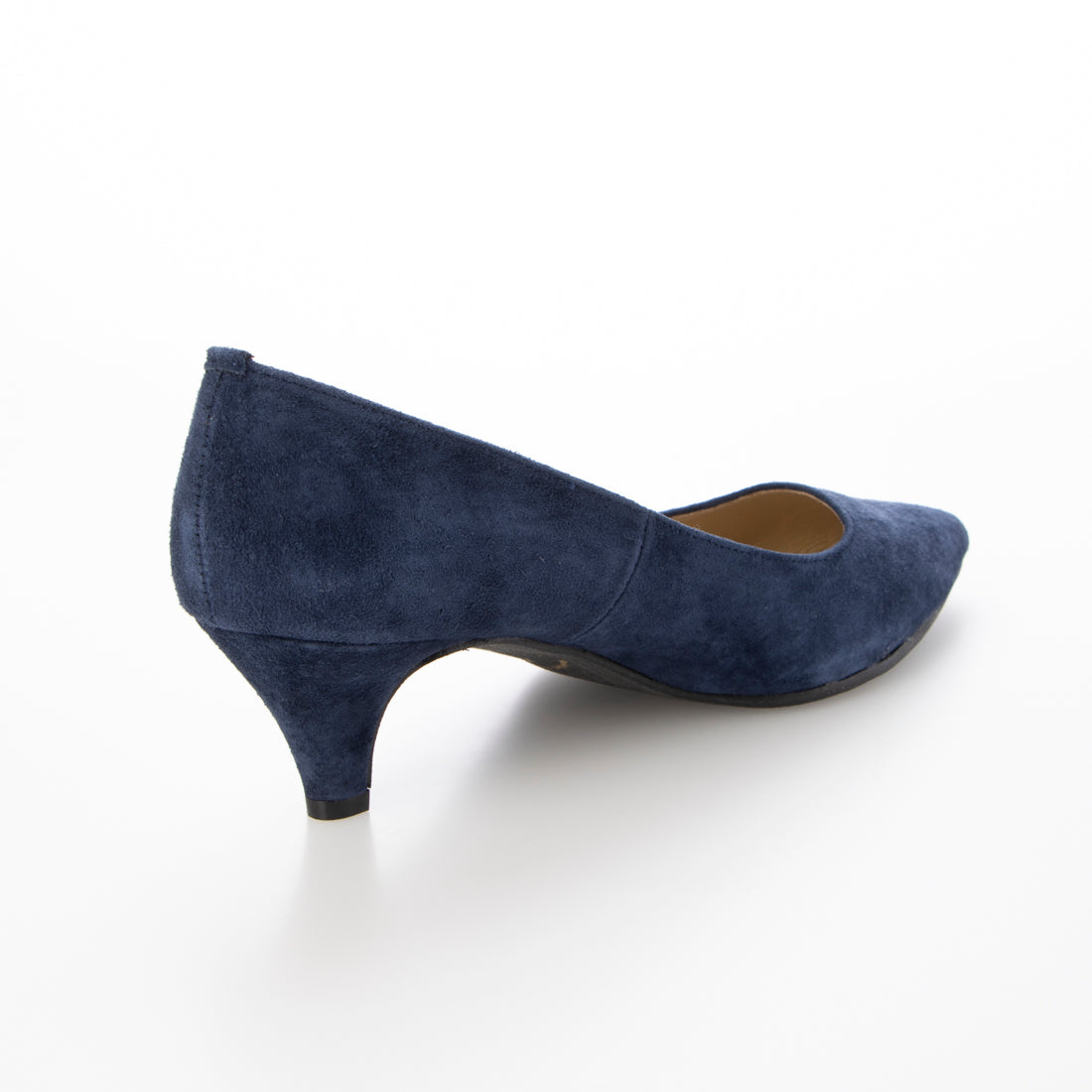 トーナル TONAL スウェードボロネーゼパンプス ネイビー