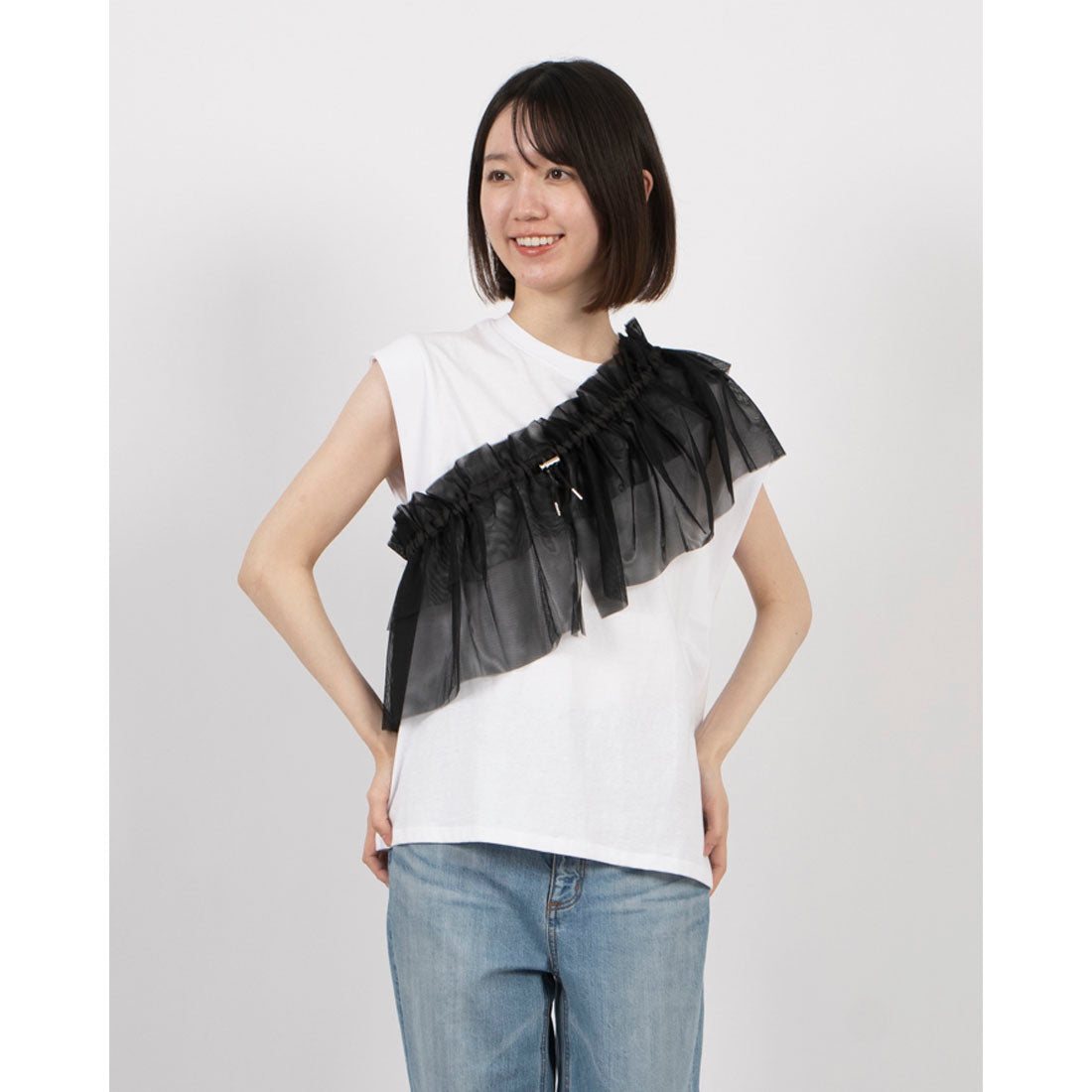 トーナル TONAL マルチウェイチュールベアトップ