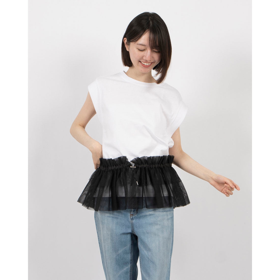 トーナル TONAL マルチウェイチュールベアトップ