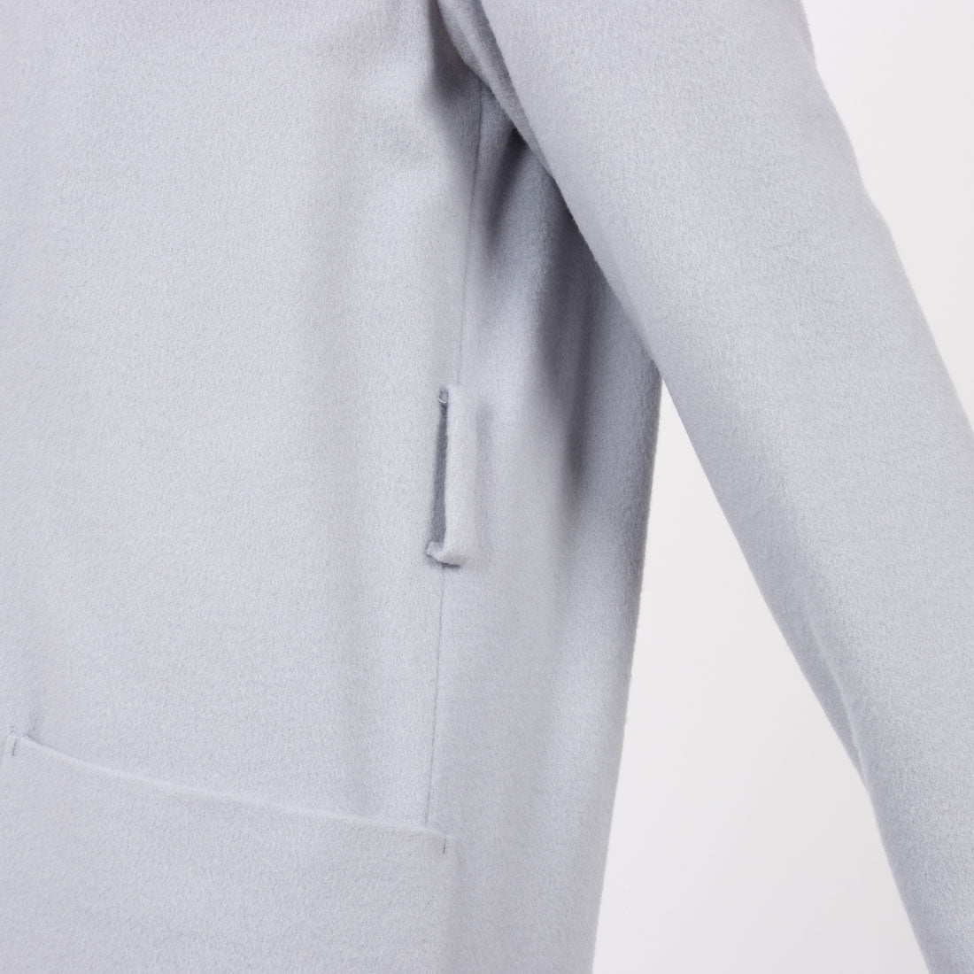 トーナル TONAL ビーバーノーカラーガウンコート