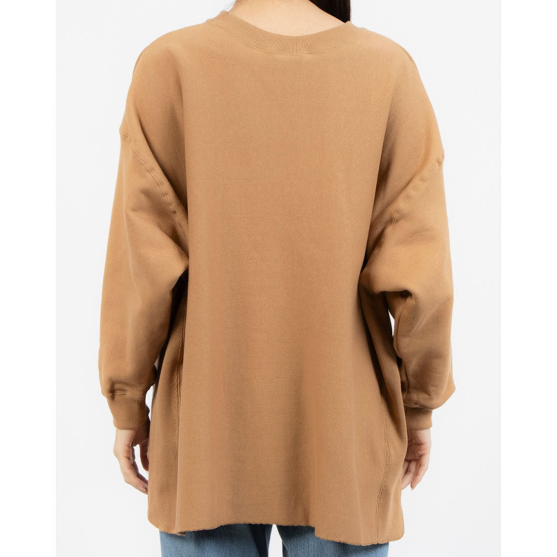 トーナル TONAL【81BRANCA】RHODEISLANDロゴスウェットカットソー ブラウン