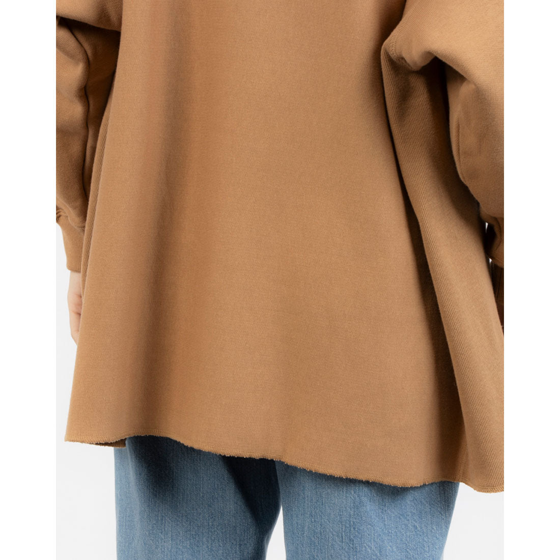 トーナル TONAL【81BRANCA】RHODEISLANDロゴスウェットカットソー ブラウン