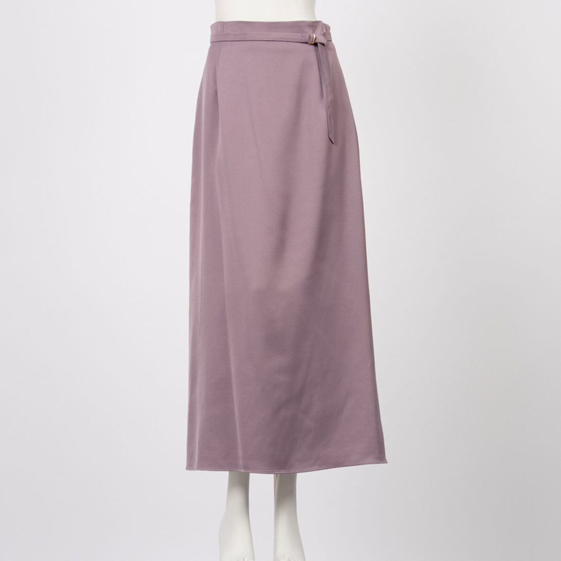 トーナル TONAL ハンマーサテンマキシスカート ベビーピンク