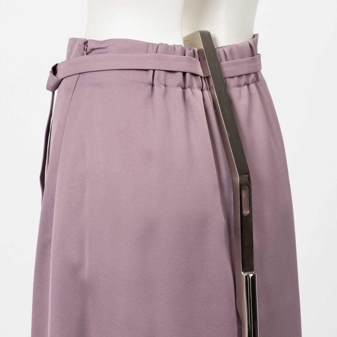 トーナル TONAL ハンマーサテンマキシスカート ベビーピンク