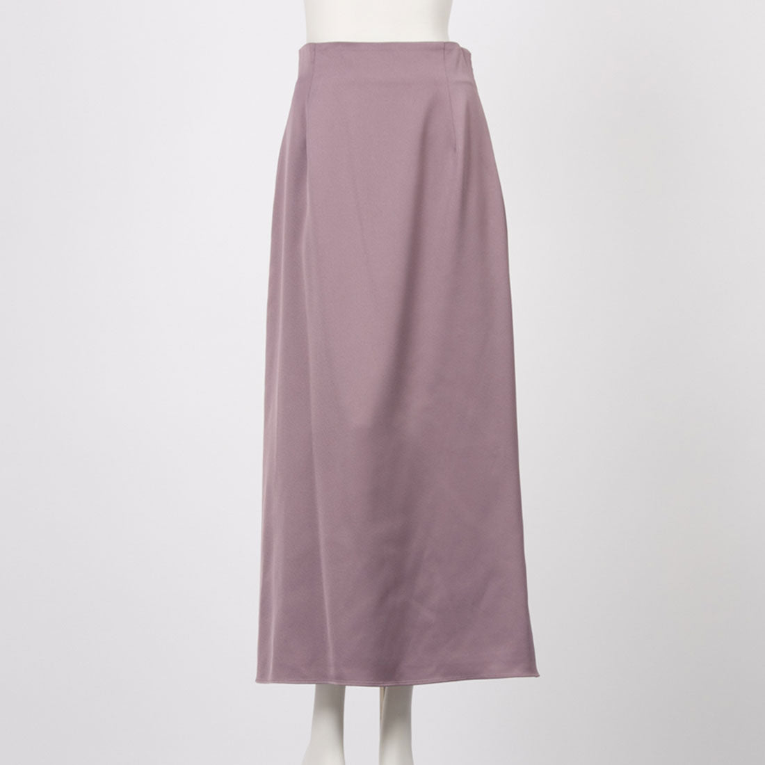トーナル TONAL ハンマーサテンマキシスカート ベビーピンク