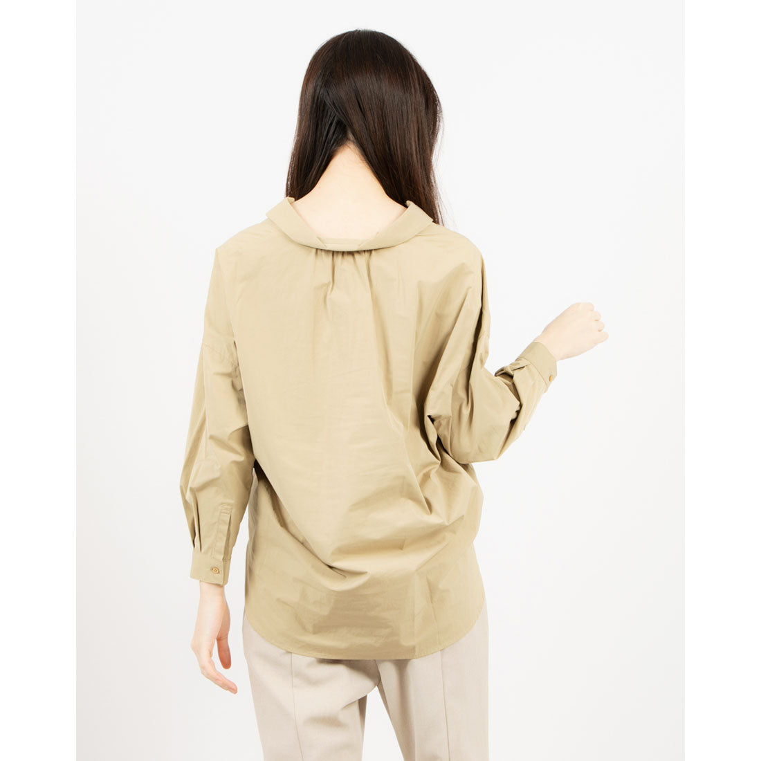 トーナル TONAL スキッパーシャツ ベージュ