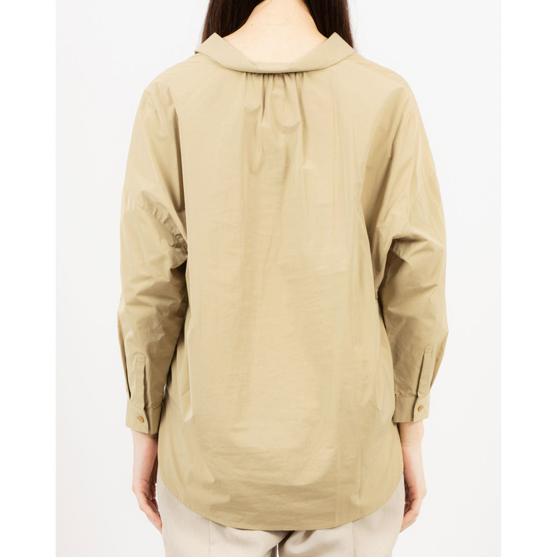 トーナル TONAL スキッパーシャツ ベージュ