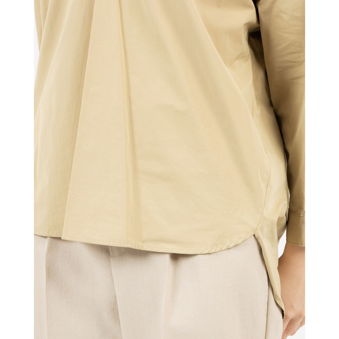 トーナル TONAL スキッパーシャツ ベージュ