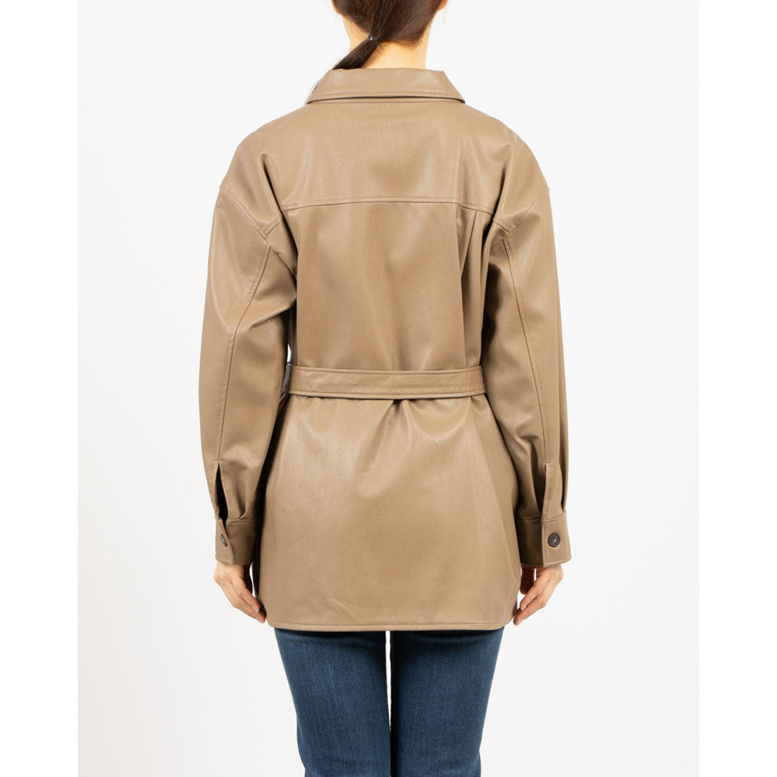 トーナル TONAL エコレザーCPOジャケット モカ