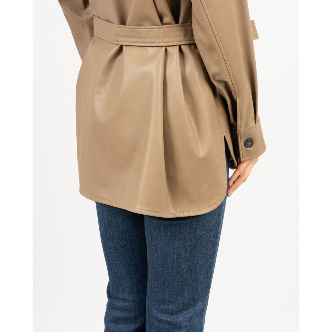 トーナル TONAL エコレザーCPOジャケット モカ
