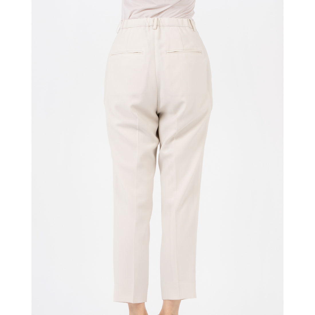 トーナル TONAL ドライツイルタックパンツ ベージュ