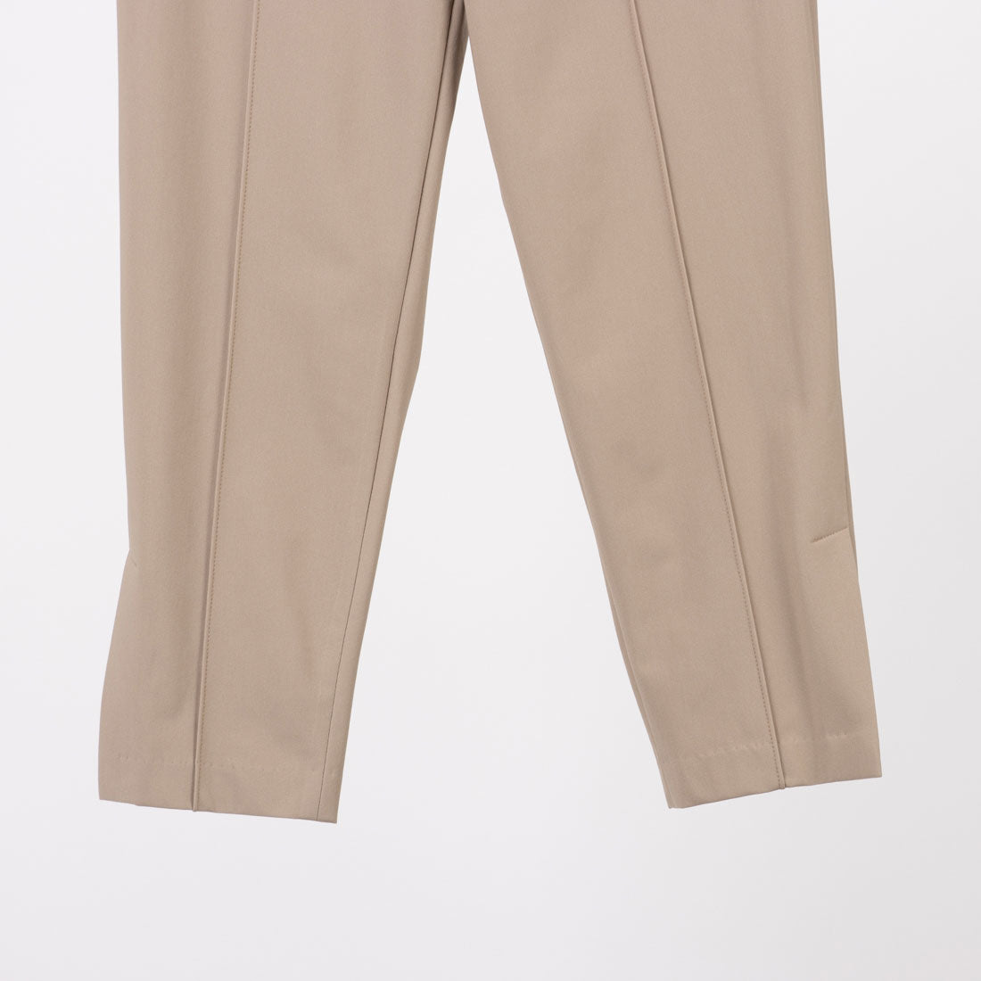 トーナル TONAL 裏起毛トリコットセンタープレススリムパンツ ミントグリーン
