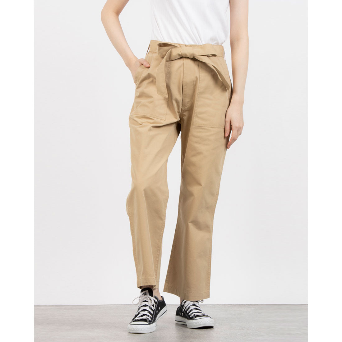 トーナル TONAL ベイカーパンツ ベージュ