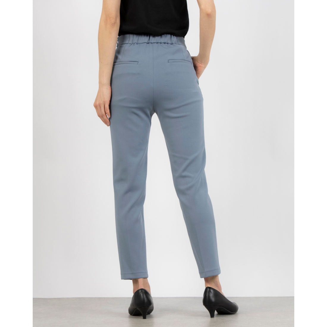 トーナル TONAL 裾スリットジャージテーパードパンツ （ブルー） ブルー