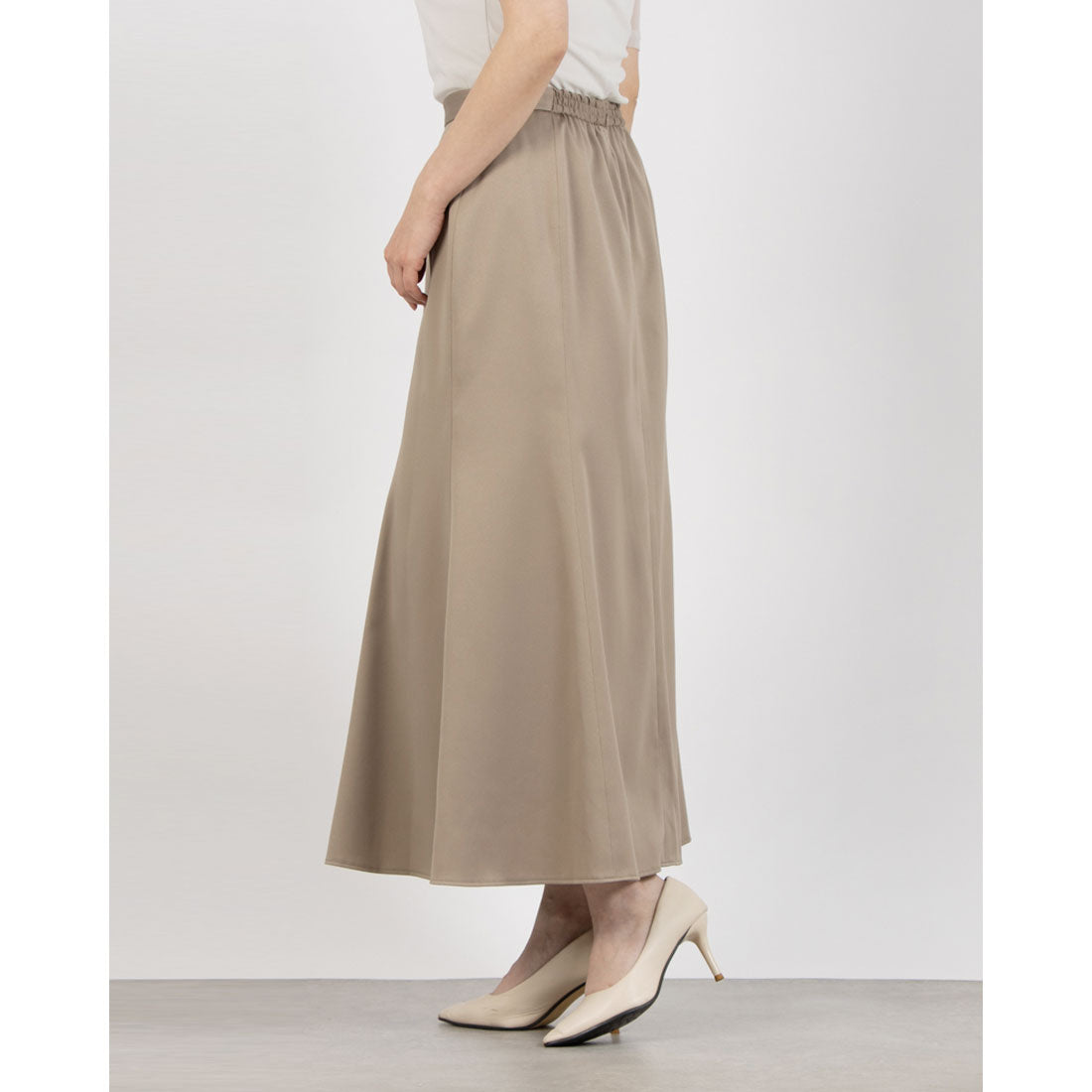 トーナル TONAL サテンフレアマーメイドスカート