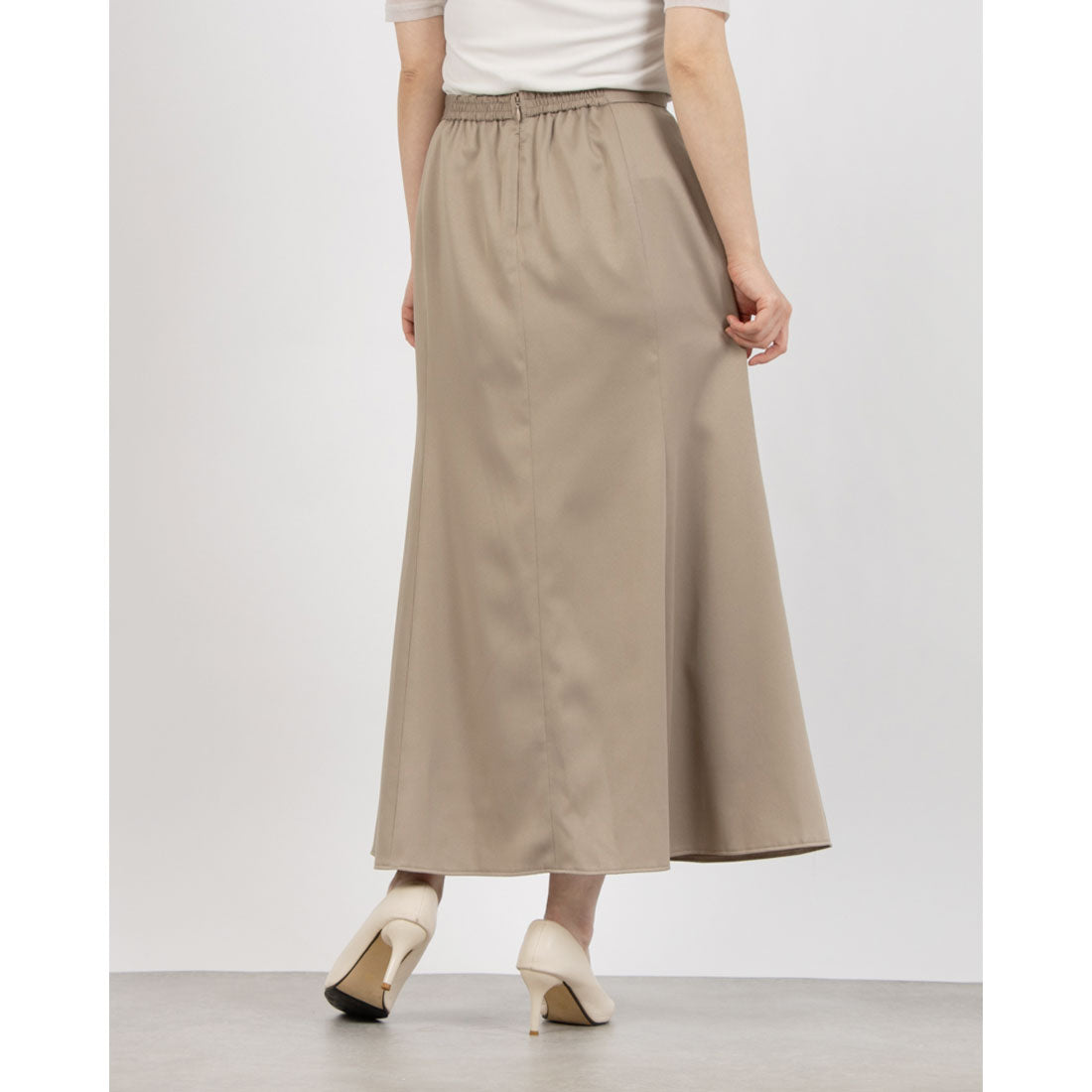 トーナル TONAL サテンフレアマーメイドスカート