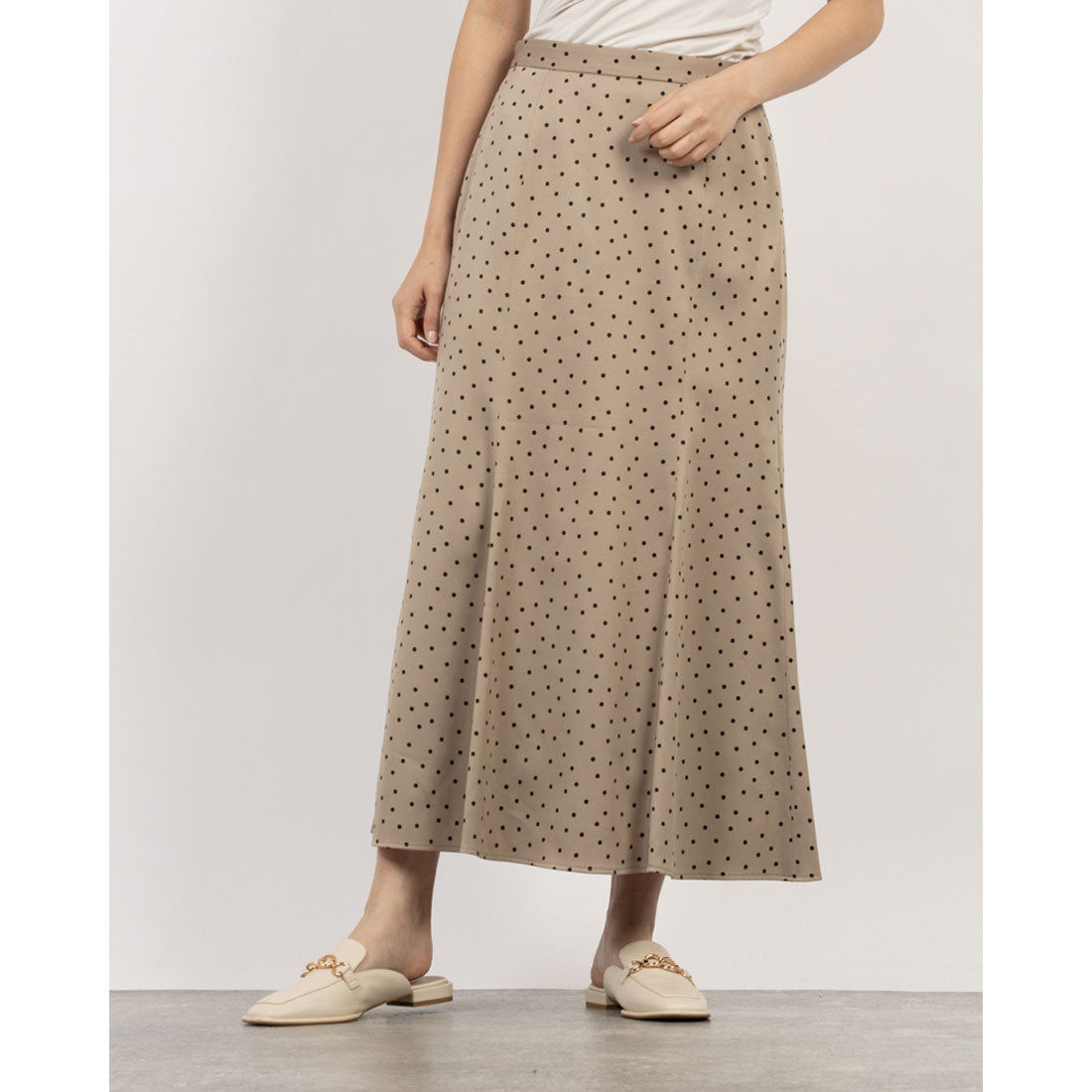 トーナル TONAL サテンフレアマーメイドスカート