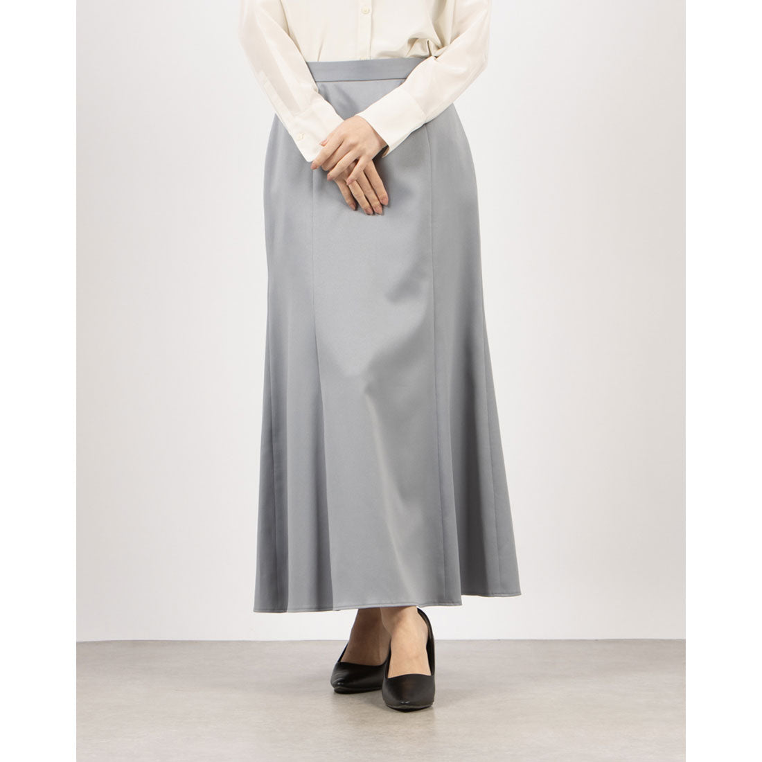 トーナル TONAL サテンフレアマーメイドスカート