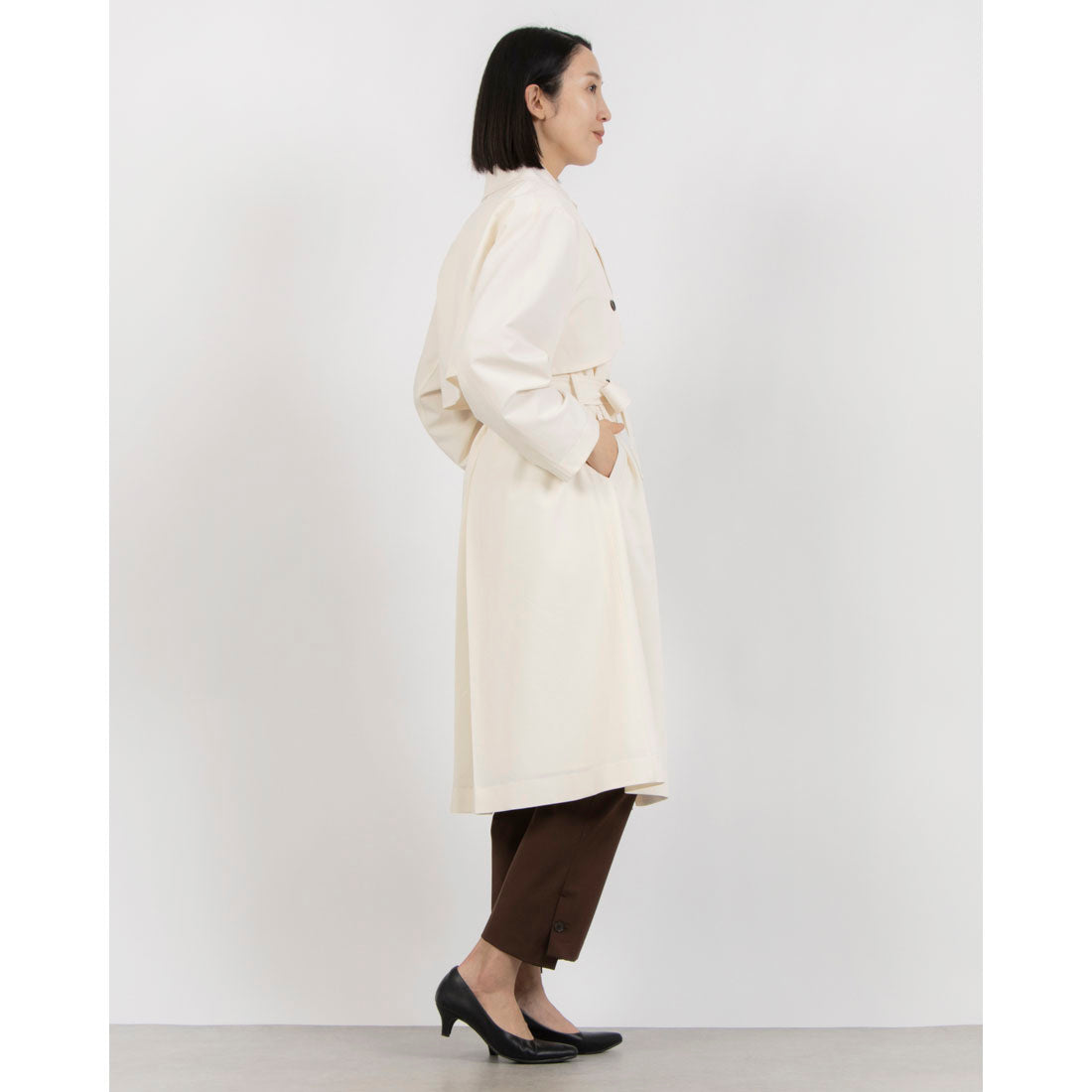 トーナル TONAL 2WAYトレンチコート （アイボリー） アイボリー