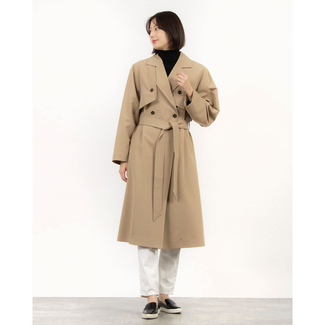 トーナル TONAL 2WAYトレンチコート （ベージュ） ベージュ