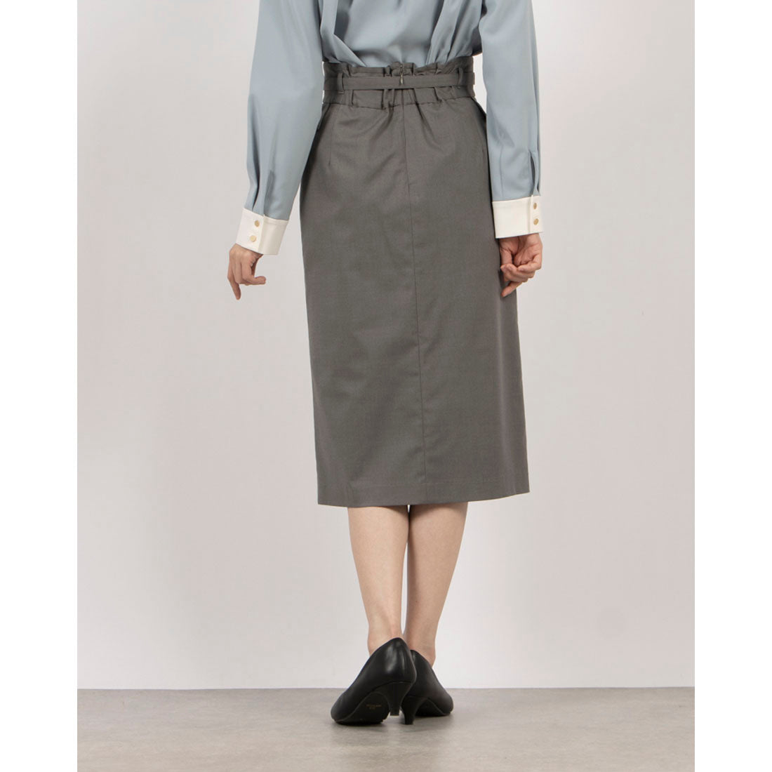 トーナル TONAL ビットベルトフラップタイトスカート