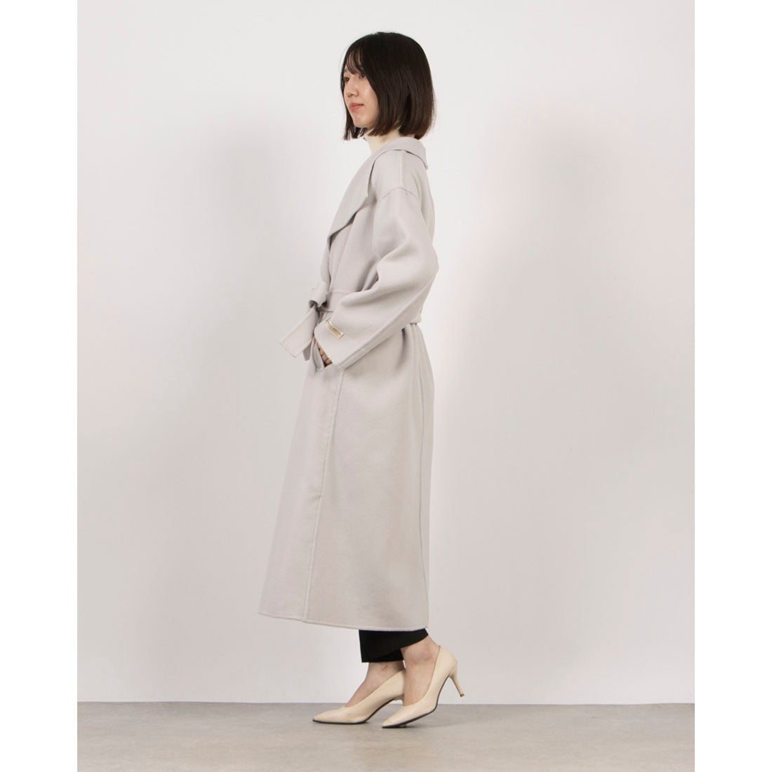 トーナル TONAL ウールリバービックカラーコート