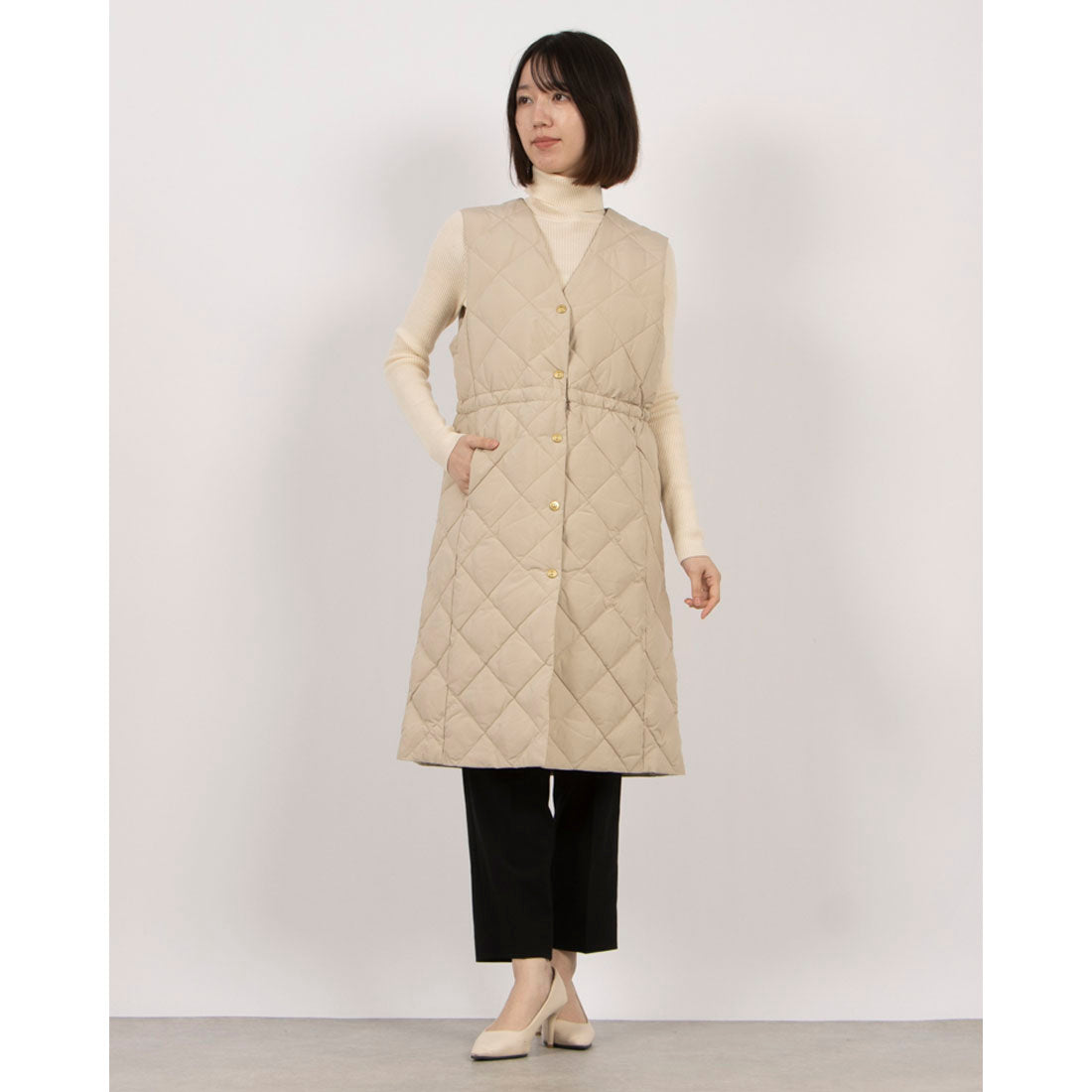 トーナル TONAL ロングジレ